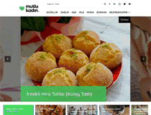 Tablet Screenshot of mutlukadin.com